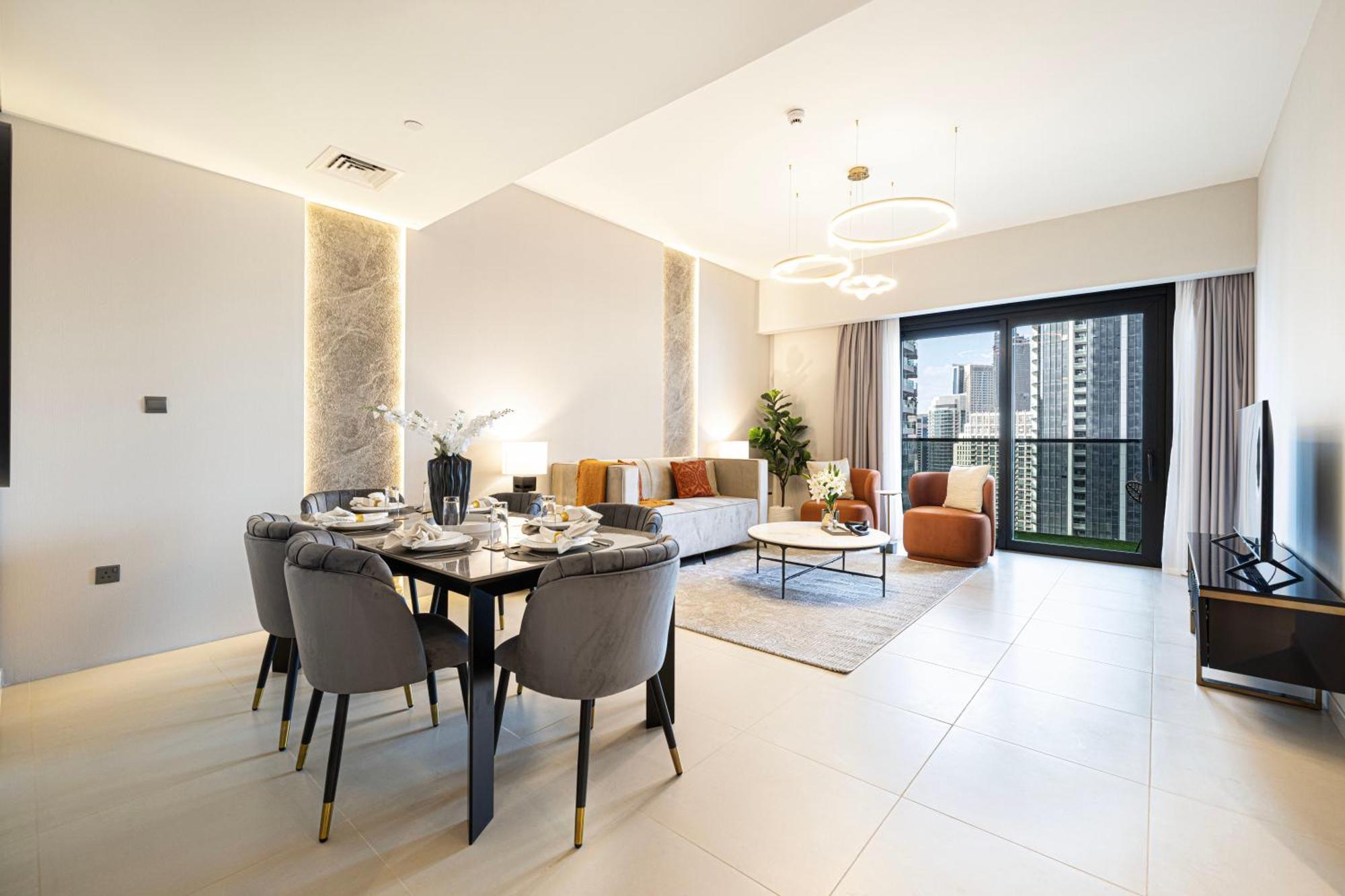 Apartment Magnificent 3br With Incredible Burj & Fountain View